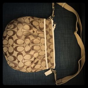 Coach logo crossbody