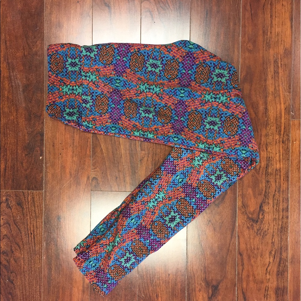 Multi color OS lularoe leggings