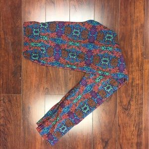 Multi color OS lularoe leggings