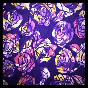 Lularoe Leggings TC Disney roses