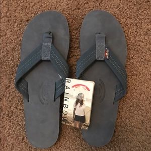 NWT Rainbow flip flops