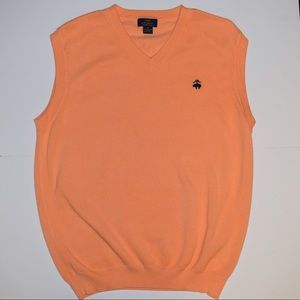 Cotton V-Neck Sweater Vest