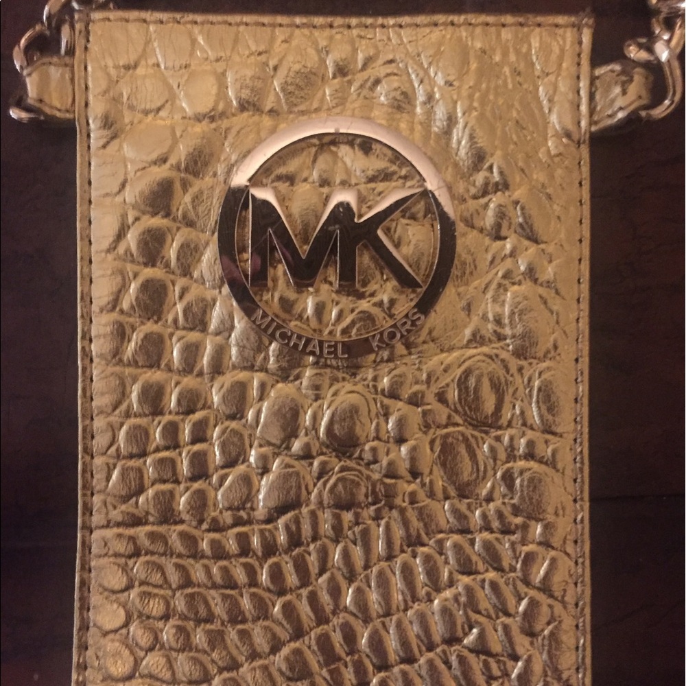 NWT Authentic MK gold chain-linked crossbody bag