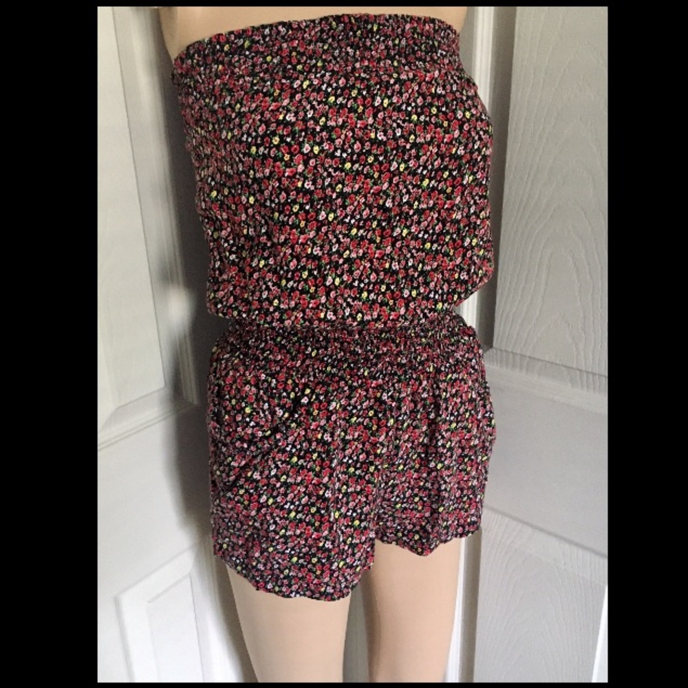 Flowery One Piece Short Romper