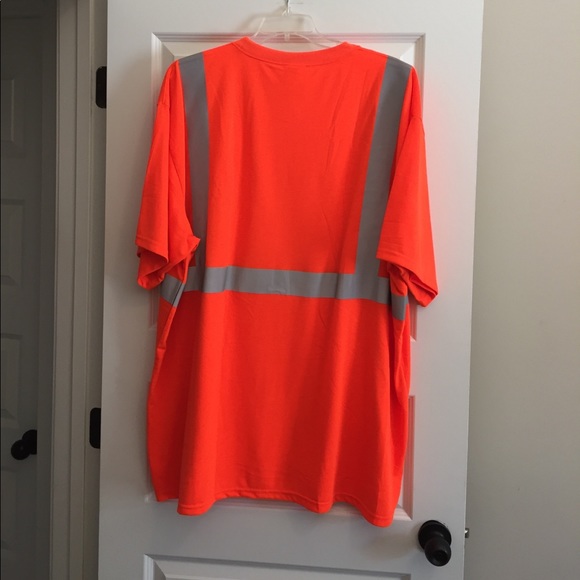 *NWOT*.  New Unisex Plus Size Reflector Orange Tee - Picture 2 of 2