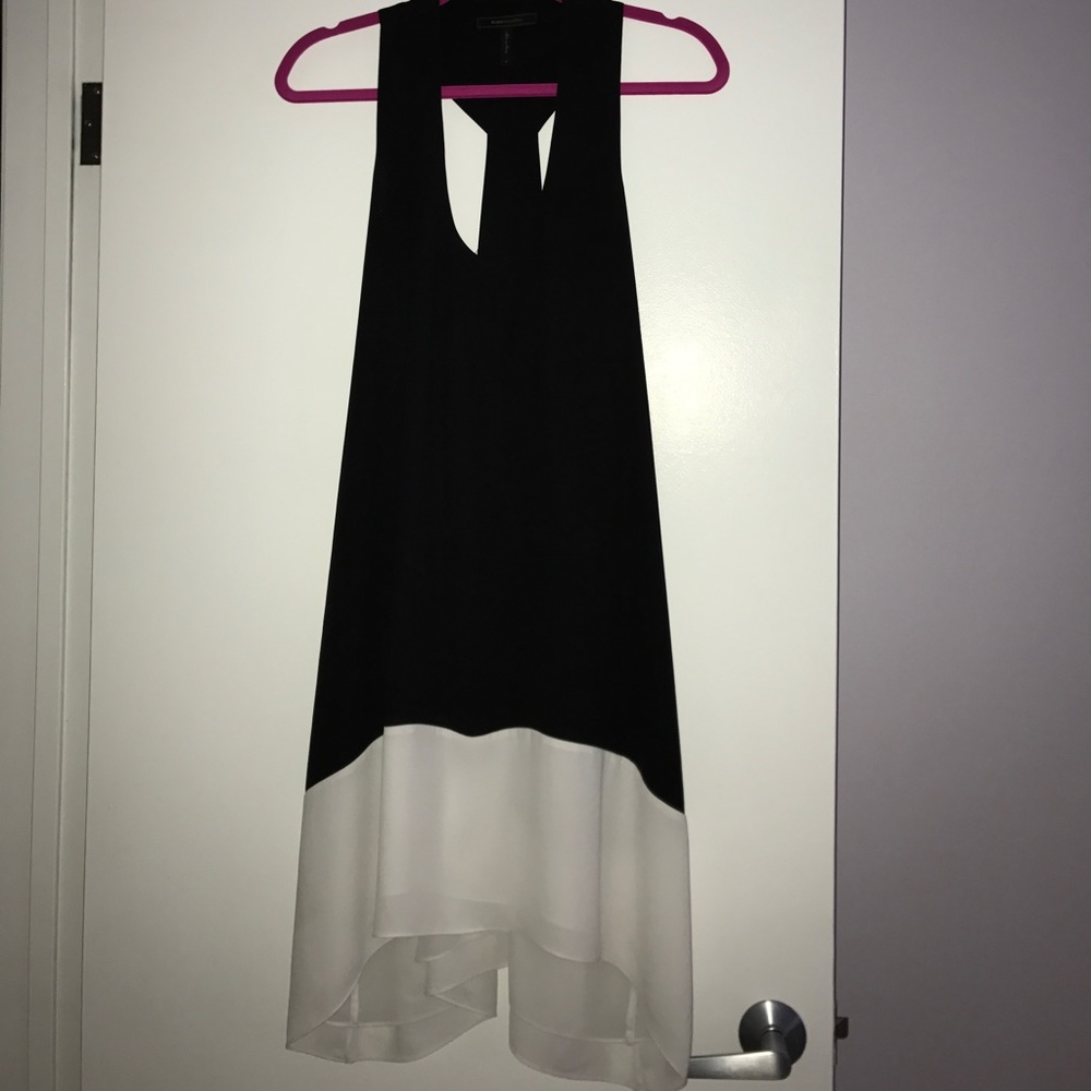 BCBG Maxazria black and white beautiful dress NEW