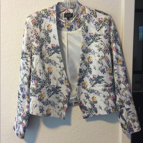 Topshop Jackets & Blazers - Floral blazer