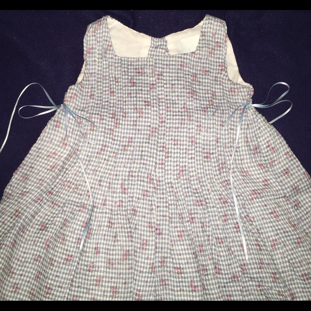 European boutique baby girl dress 12m spring ready