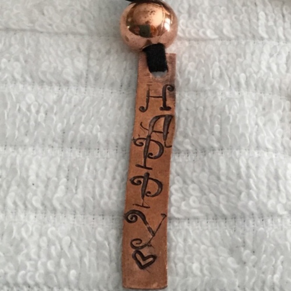 ✨Exclusive✨HAPPY✨Copper Bar necklace✨