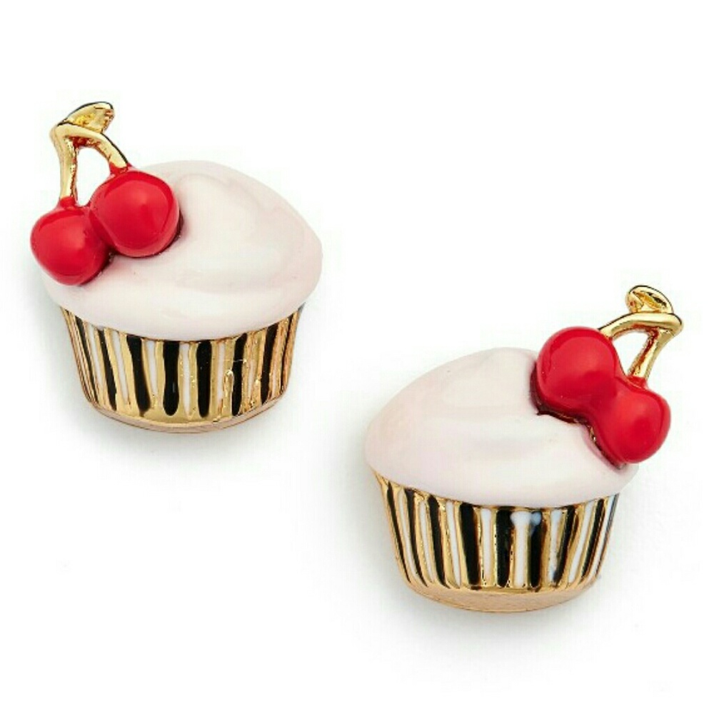 kate spade magnolia bakery cupcake studs earrings