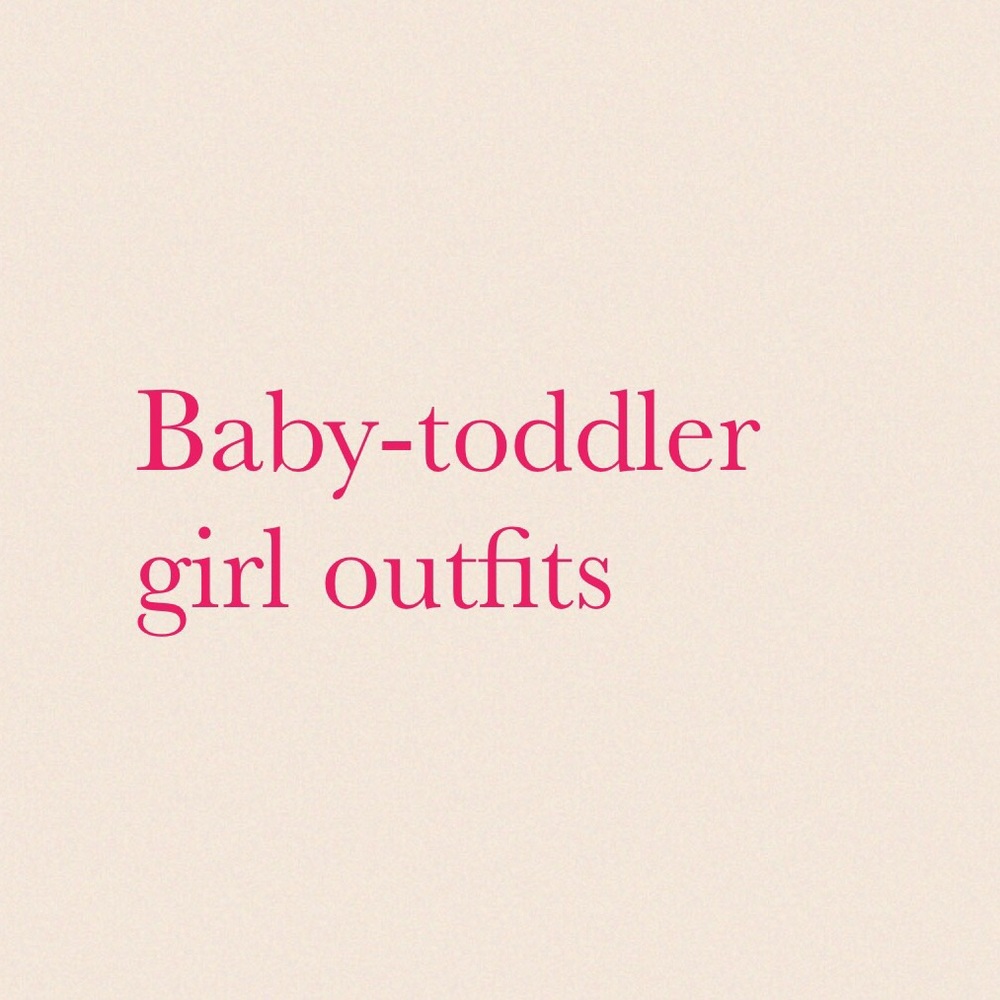 Baby and toddler girl