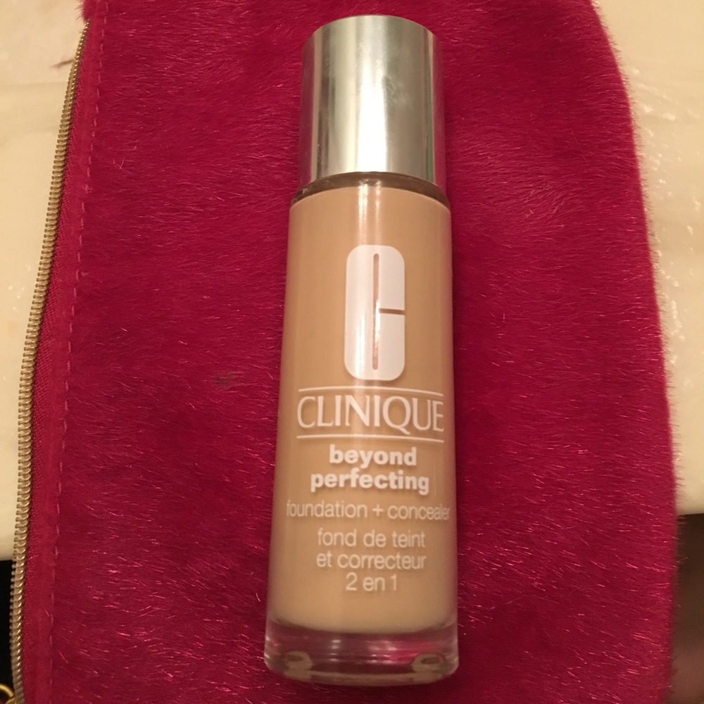 Clinique beyond perfecting foundation.