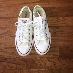 White unisex converse all stars