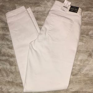 NWT J Crew white skinny jeans 26/28