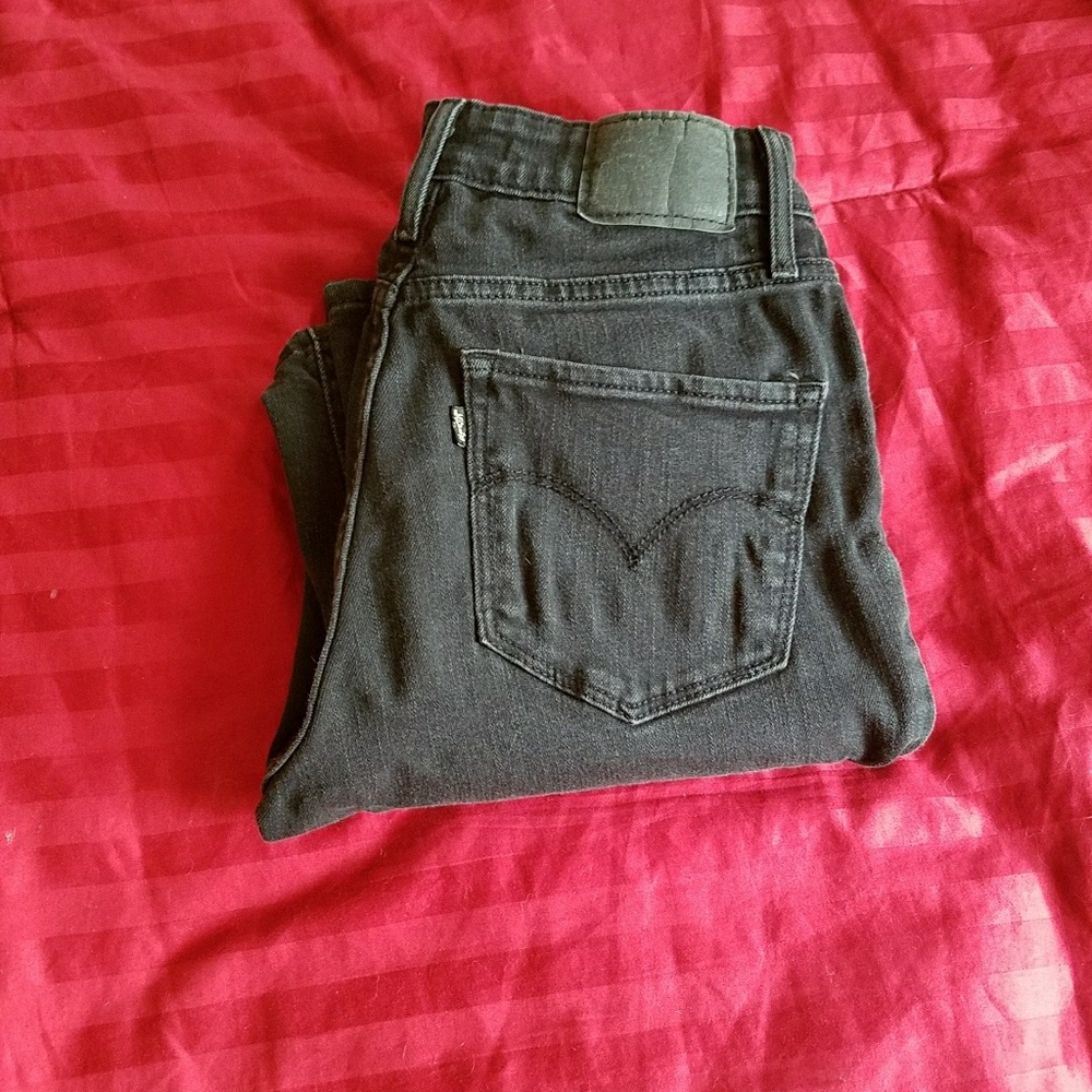 High rise levis jeans