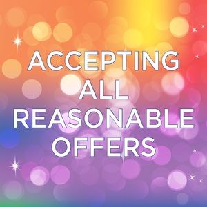 Accepting reasonable offers.