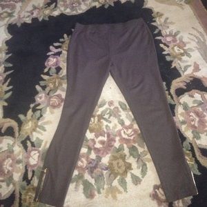 Perfect ankle zipper leggings