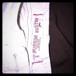 Hollister White shorts.