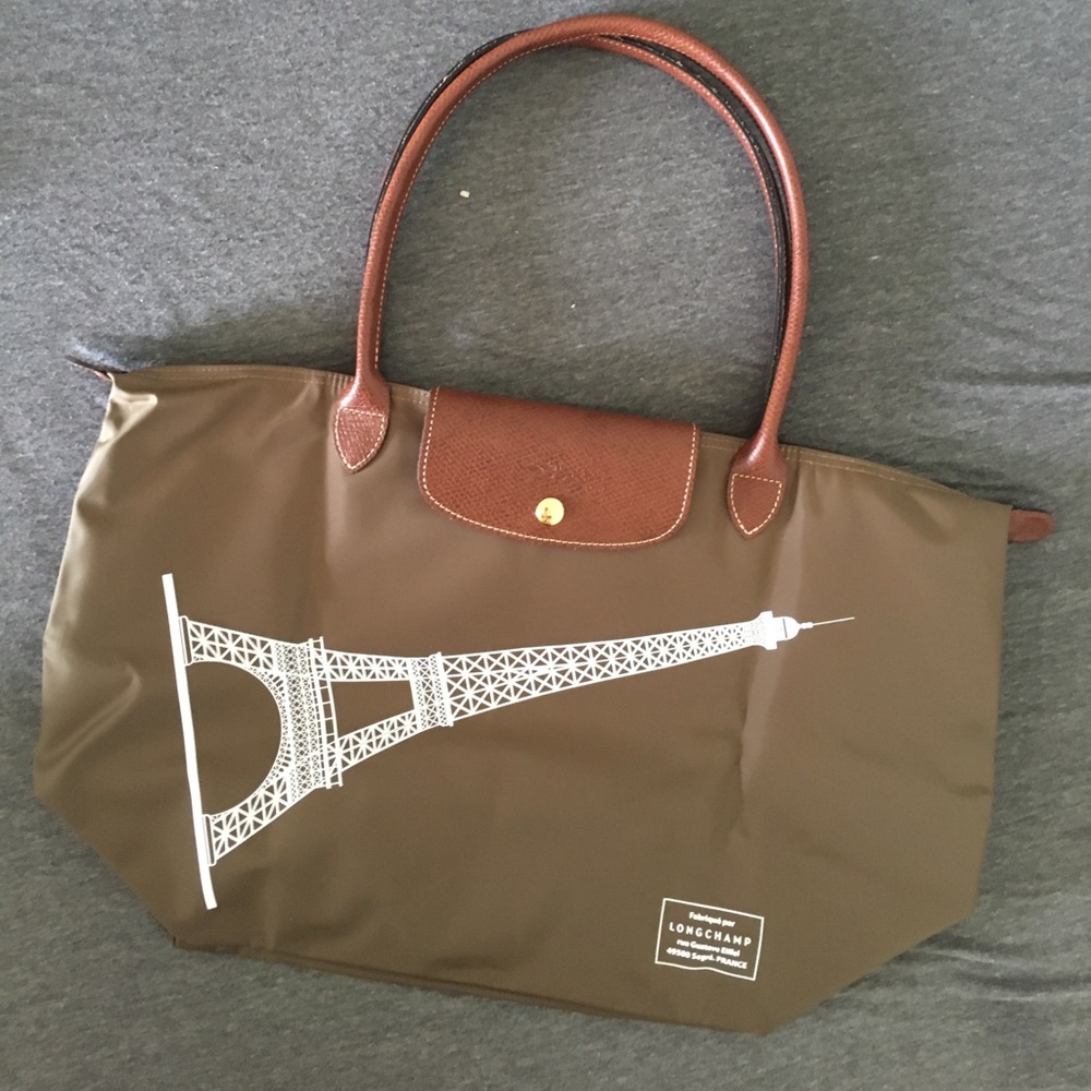 NEW Longchamp Le Pliage Tour Eiffel tote (Limited)