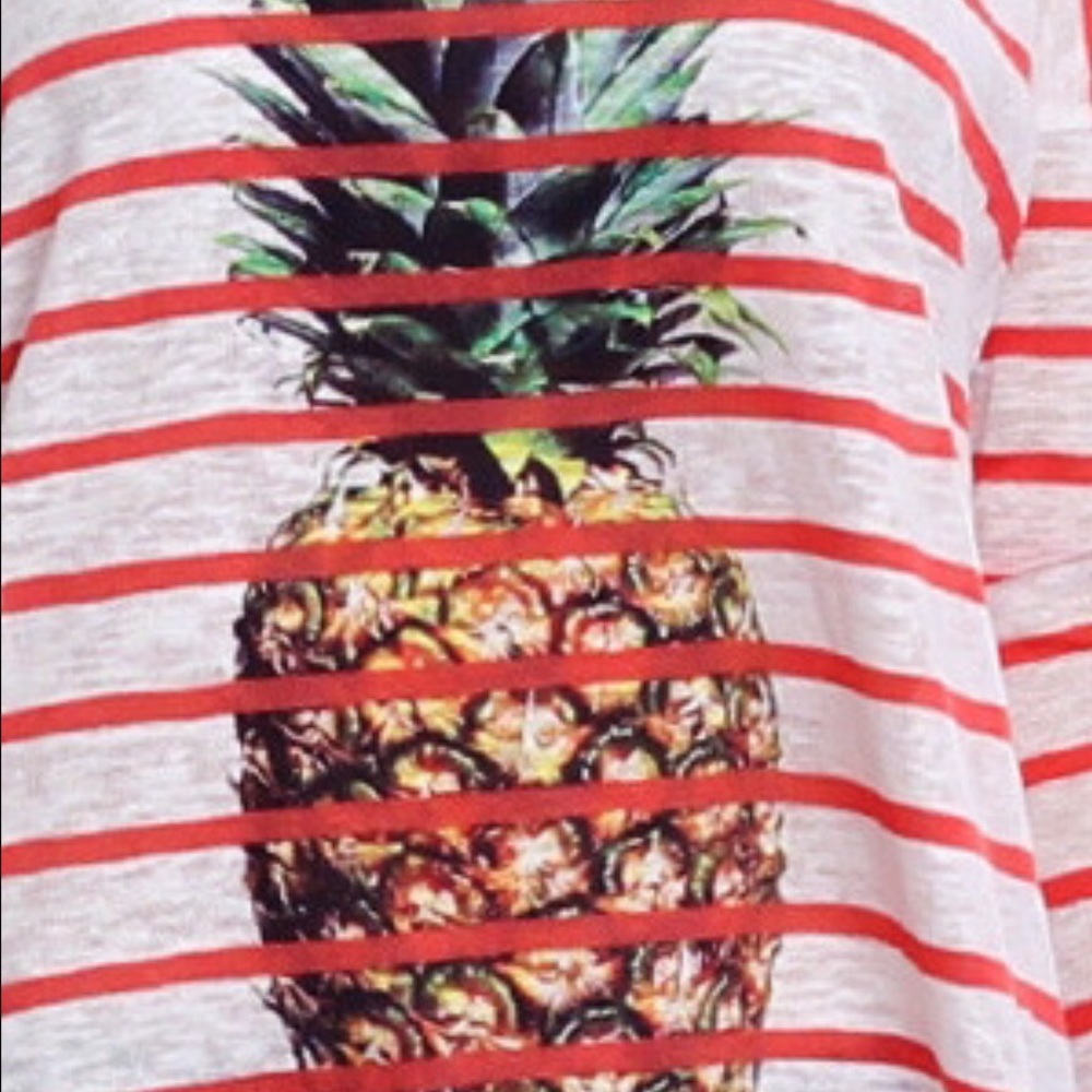 Striped Pineapple blouse - Picture 3 of 4