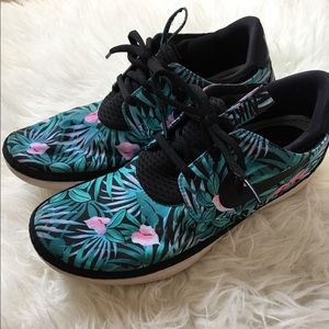 Tropical Print Nikes