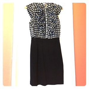 Gingham ruffled dress