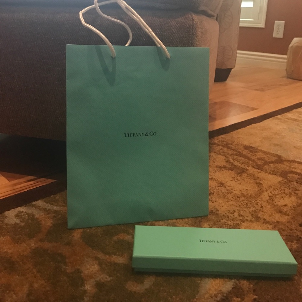 10" x 8" Tiffany gift bag w/small box