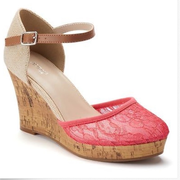 56 off Apt. 9 Shoes New Lace Platform Wedge Sandals