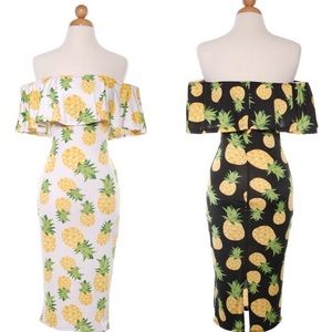 White off the shoulder dress