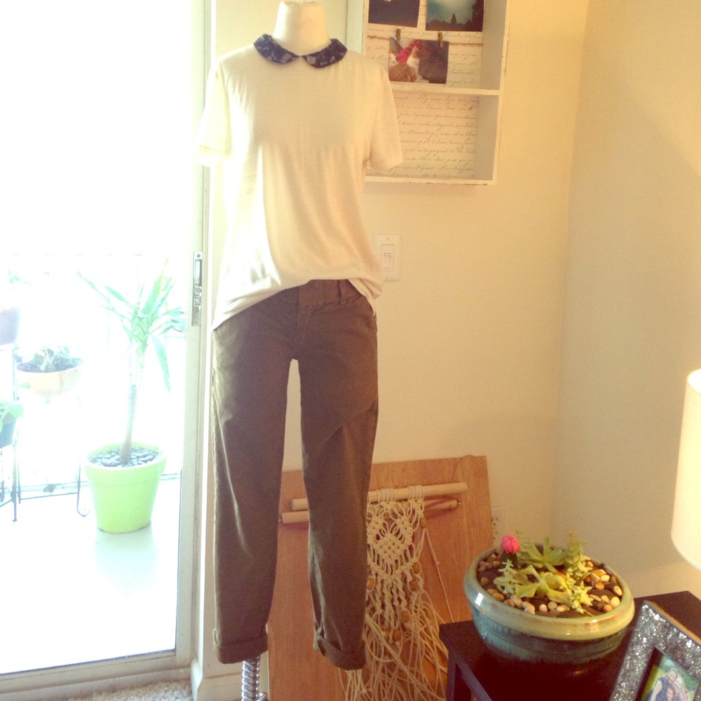 Madewell Sequin Collar Shirt