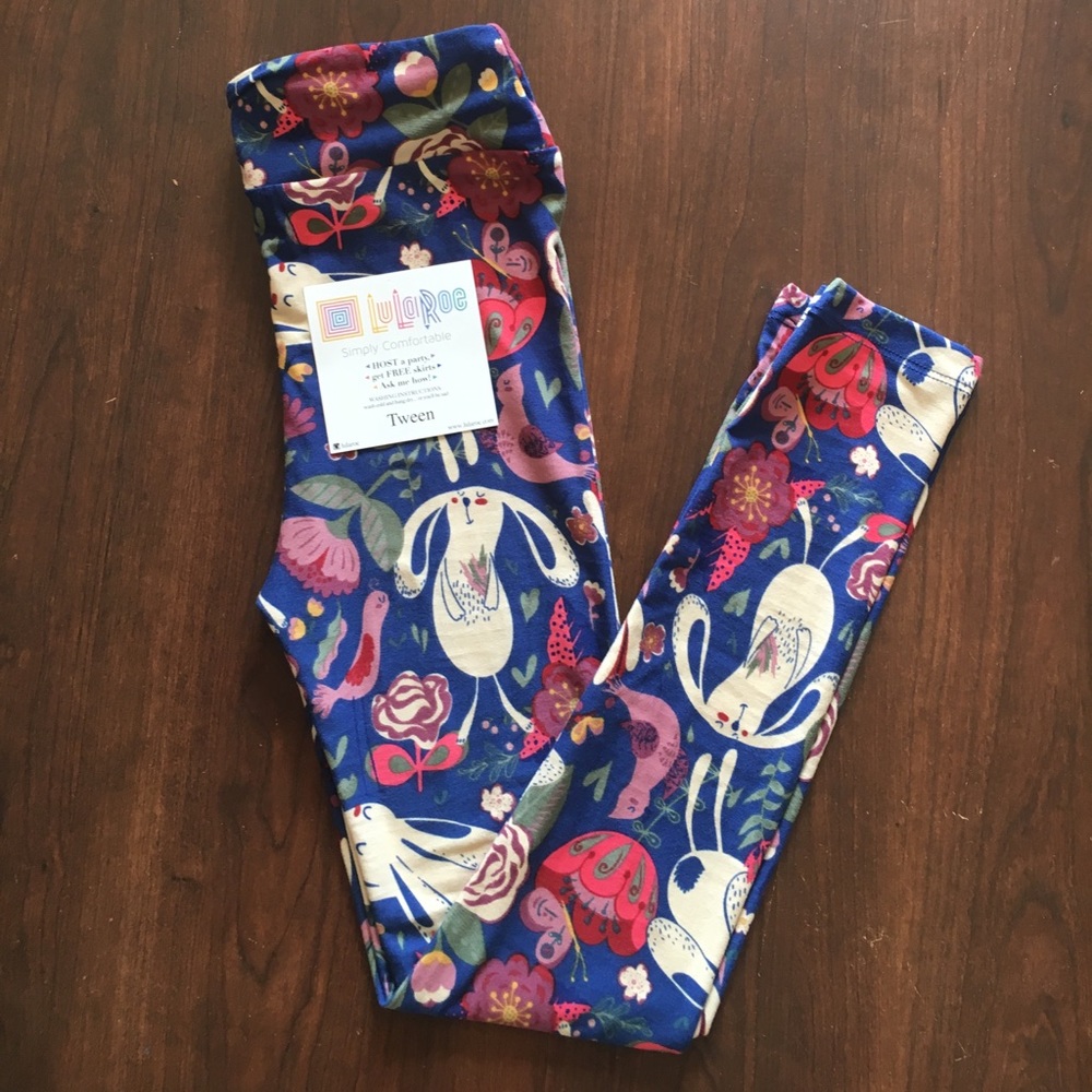 New lularoe tween bunny leggings