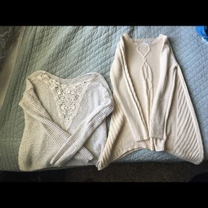 Long sleeve knit tops