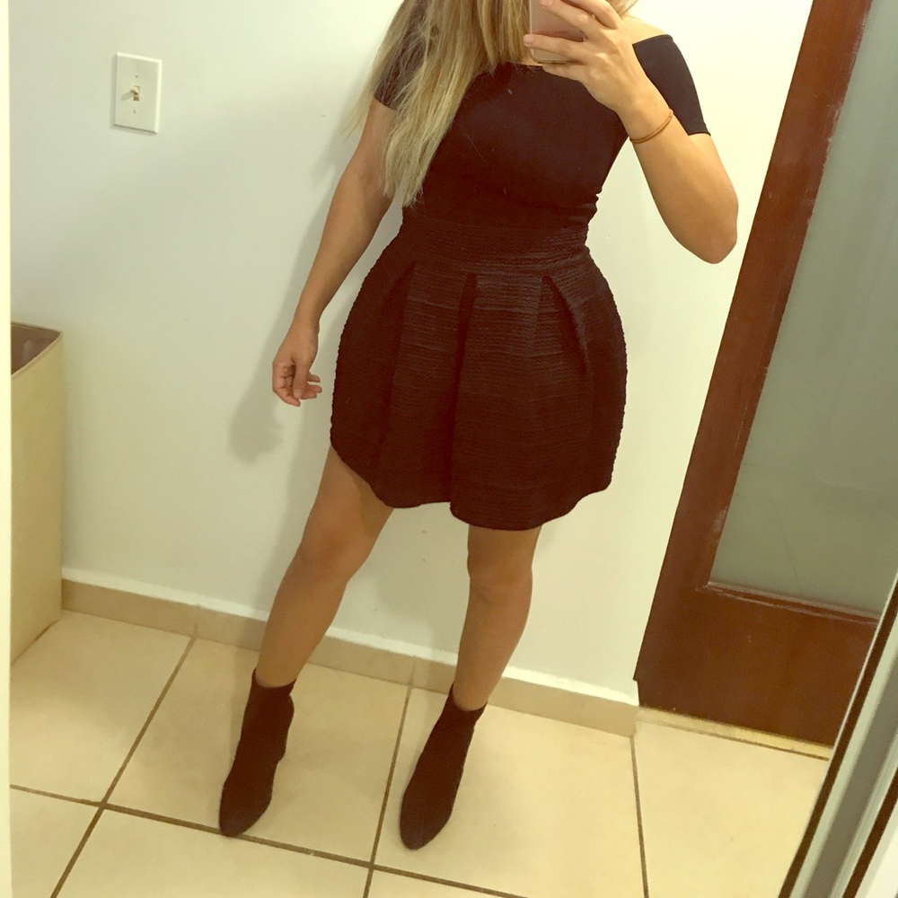 Black Bubble Skirt
