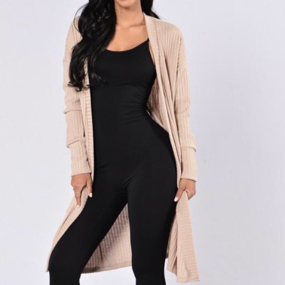 Taupe Duster Sweater