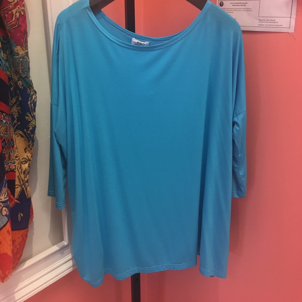 3/4 Sleeve Piko top