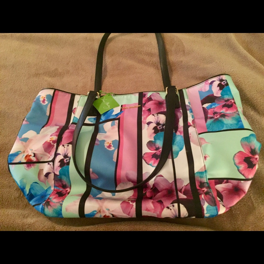 SOLD--NWT Vera Bradley Ella Tote in Exotic Floral