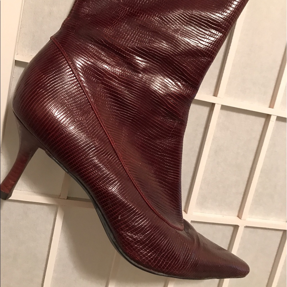 Cole Haan Lizard Skin Boots
