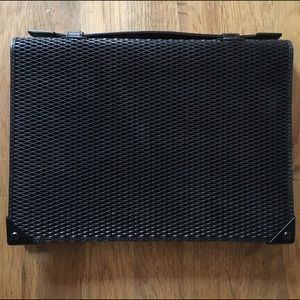 Alexander Wang mini iPad case New black leather