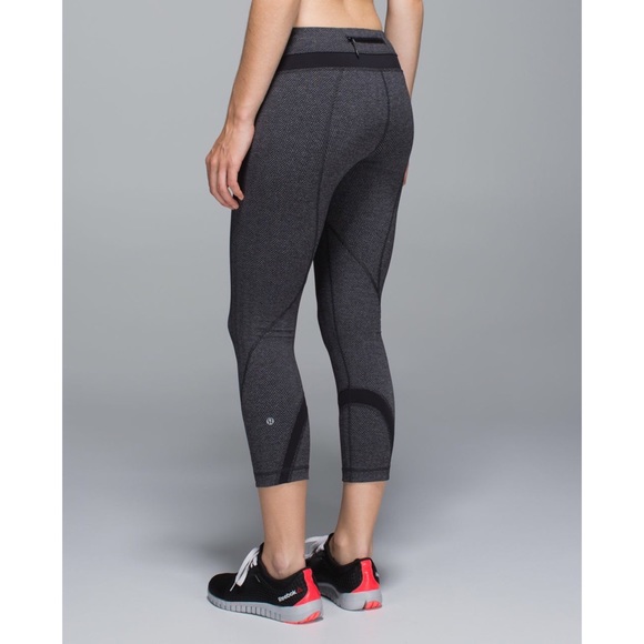 lululemon athletica Pants - Lululemon. Run: Inspire Crop. Giant Herringbone.