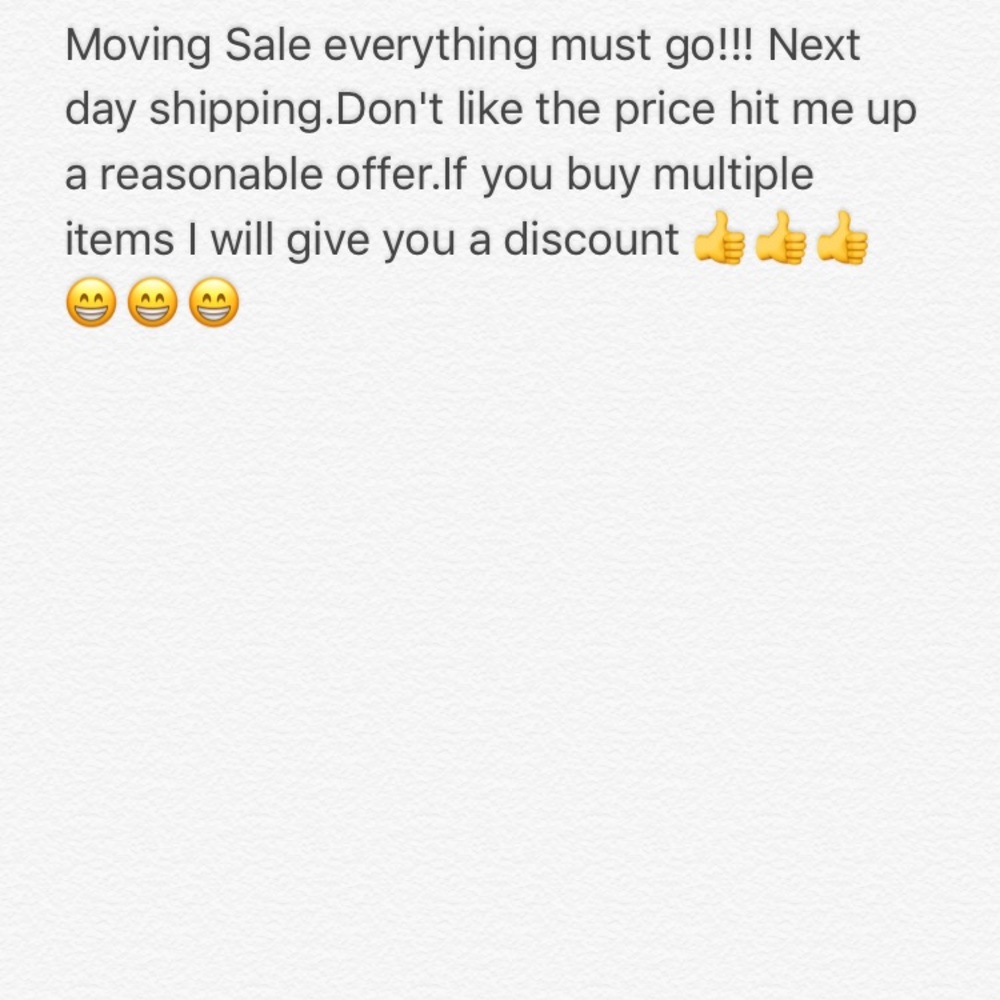 Moving Sale