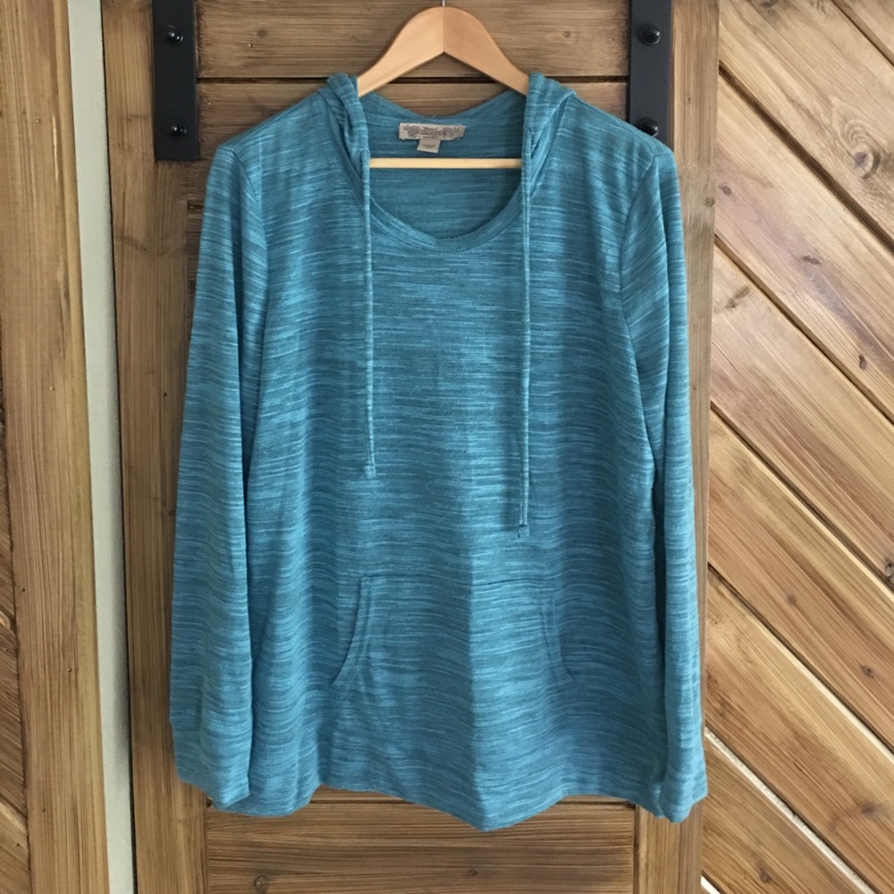 Nine West Vintage Teal hoodie
