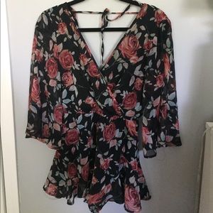 Band of Gypsies Floral Romper // Coachella Band