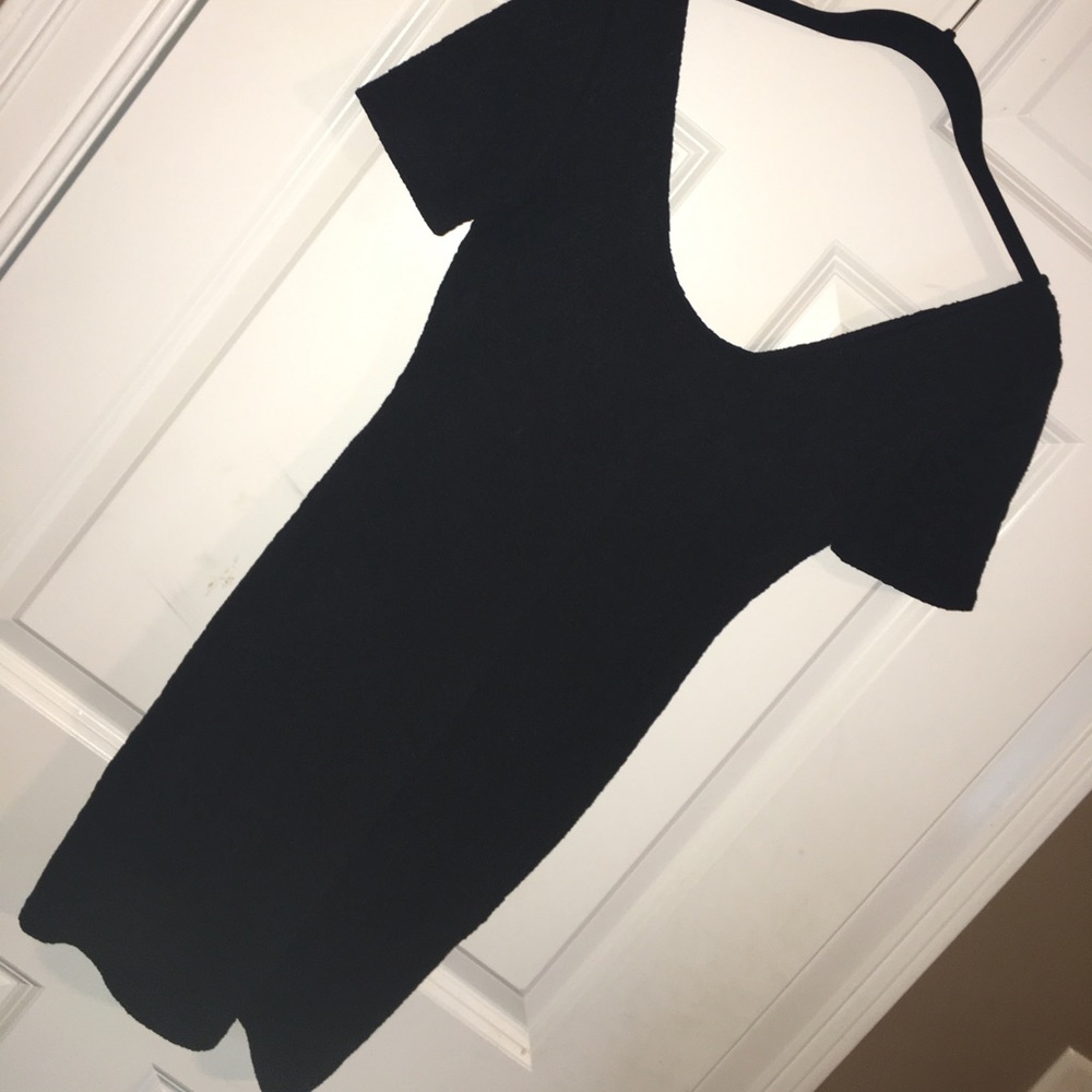 Textured bodycon dress