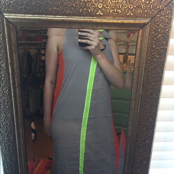 Ladies CHIFFON MAXI DRESS/COVERUP - Picture 5 of 7