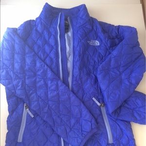 North Face Jacket Blue Girls