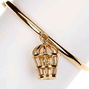 Kate spade caged songbird birdcage charm bracelet