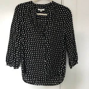 Polk dot print blouse