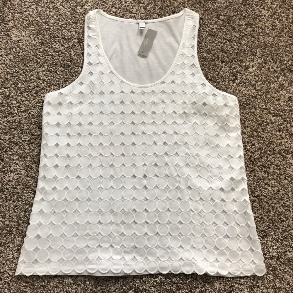 J.Crew sleeveless patterned top