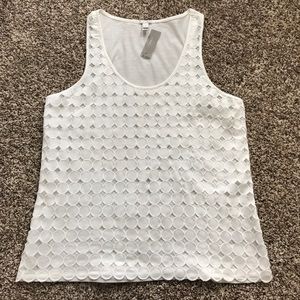 J.Crew sleeveless patterned top