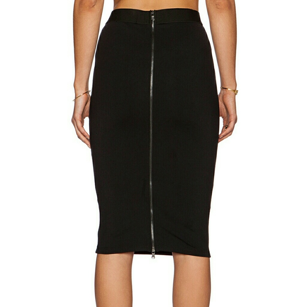 🌸Sexy Black Pencil Skirt with Zipper🌸  S-L